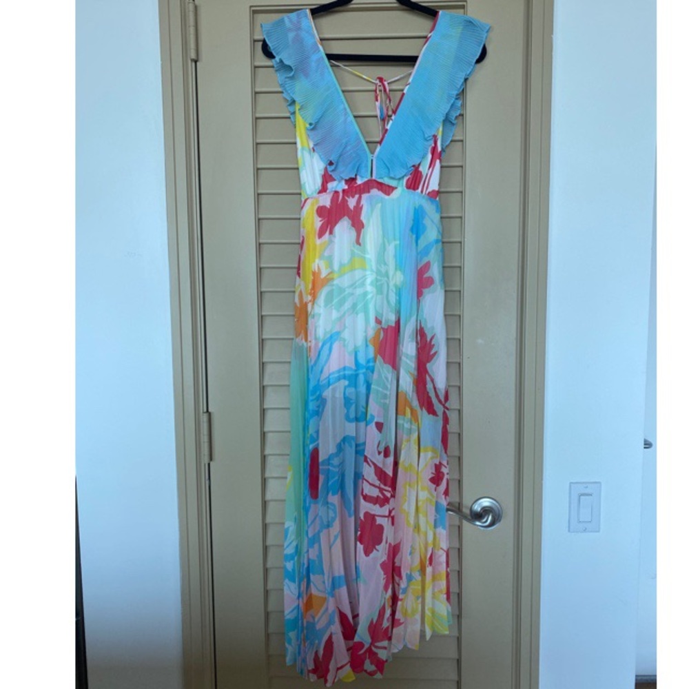 TOPSHOP floral maxi dress